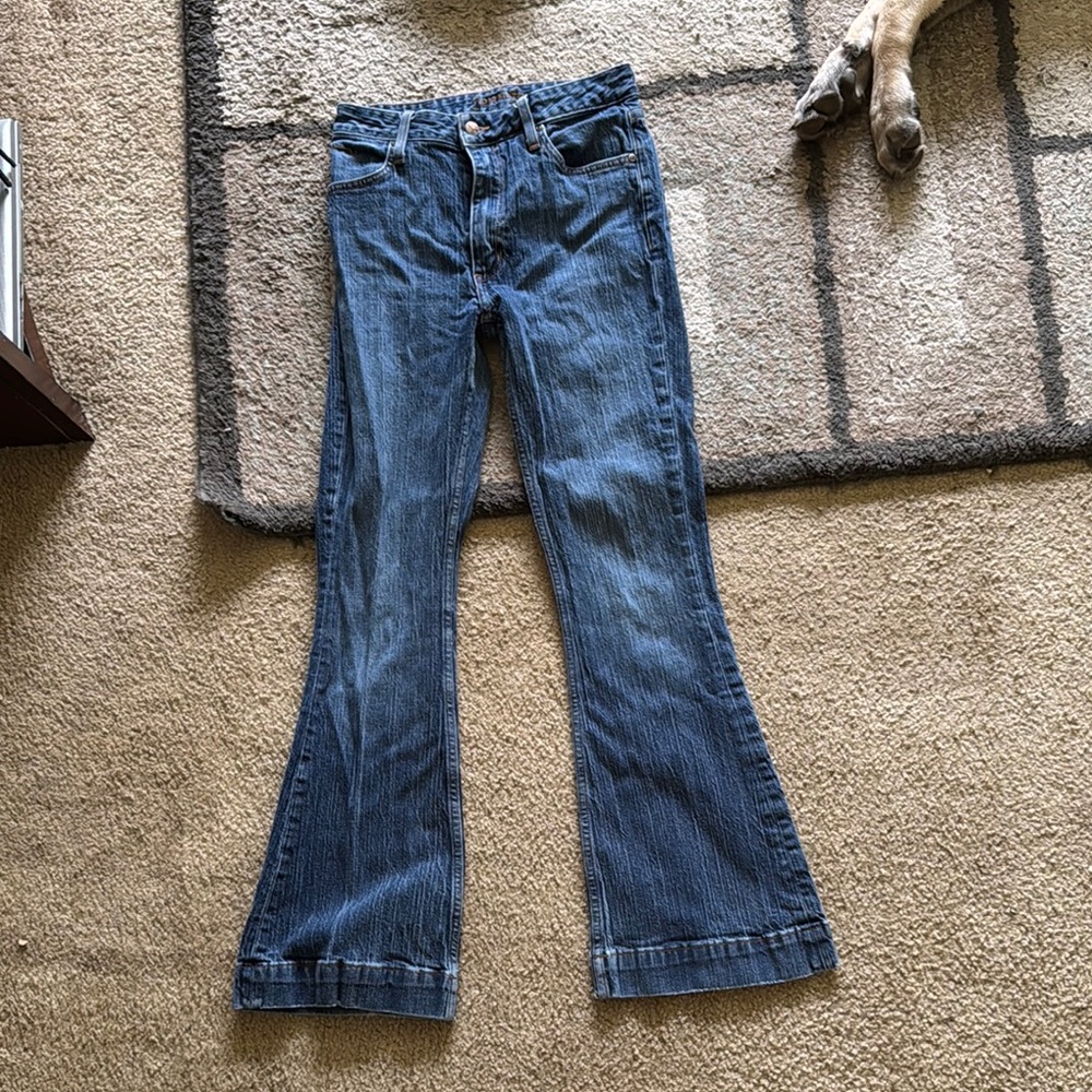 Women's Blue Flared Jeans